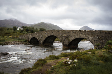 Fototapeta na wymiar Schottland Brücke