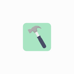 a hammer icon , repair, building, vector illustration
