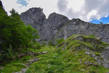Gran Sasso mountains chain, Prati di Tivo, Teramo Province, Abruzzo Region, Italy