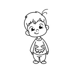 6497764 Cutest kid. Illustration isolated on white background. Design element for print, t-shirt, poster, card, banner.