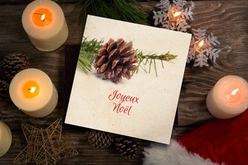 Composite image of composite image of joyeux noel