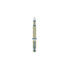 Pen icon. Flat design.