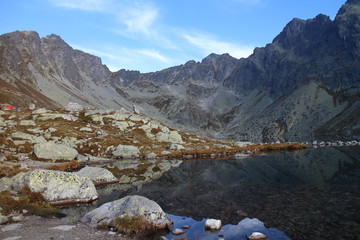 Veľké Hincovo pleso lake under Kôprovský štít peak in Mengusovska dolina valley, High Tatras, Slovakia © dalajlama