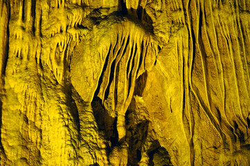 Beautiful view of Dim Magarasi cave in Turkey