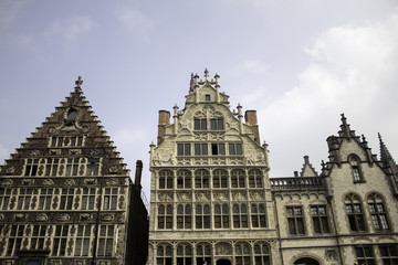 Fototapeta na wymiar Typical houses Belgium