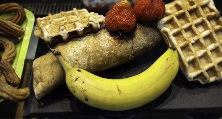 Sweet Belgian waffle