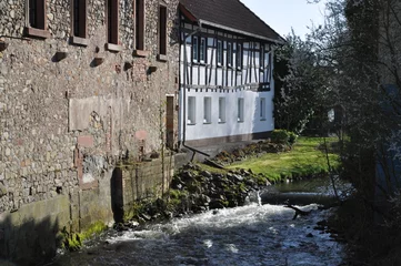 Photo sur Plexiglas Moulins Mühle bei Münster, Hessen