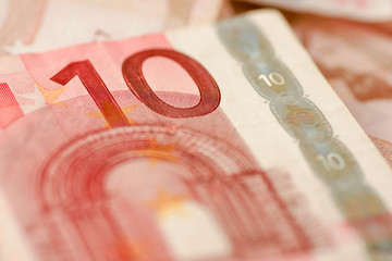 10 euro geldscheine detail