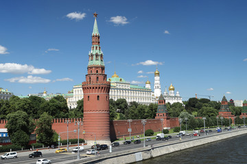 Fototapeta premium View of the Kremlin from the Moscow River