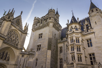 Fototapeta na wymiar Medieval castle of Pierrefonds, Picardy, France.