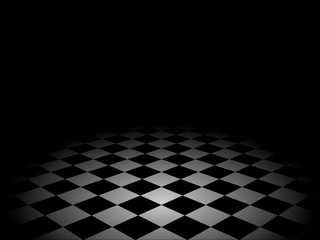 Chess diagonal floor perspective background