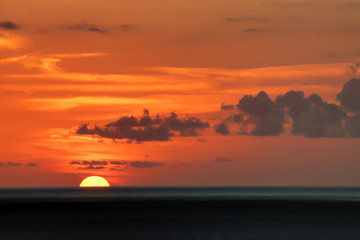 Coucher de soleil en Guadeloupe