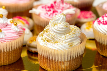 Beautifully decorated cupcakes 