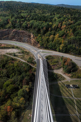 Looking West on the Penobscot Narrows Bridge