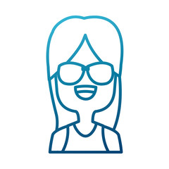 Girl with sunglasses