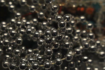 water drops on a surface