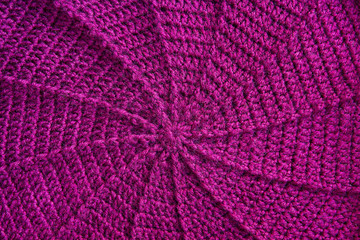 home spiral double crochet in circle cap