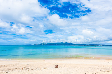 Fototapeta na wymiar 沖縄の海　Beautiful beach in Okinawa