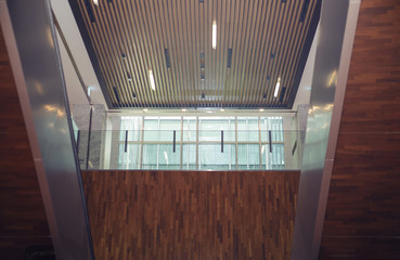 Looking up at the ground floor