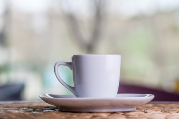 Coffee Espresso on white cup