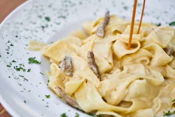 Delicious Pasta with Mushroom