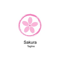 logo of cherry blossoms
