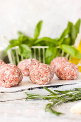 Fresh Beef and Pork Meatballs