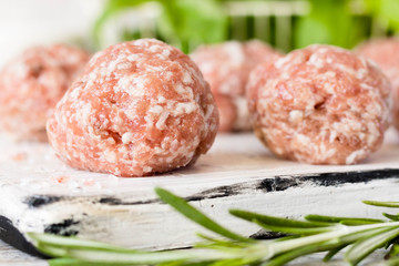 Fresh Beef and Pork Meatballs