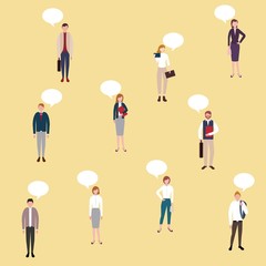 business people workspace