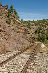 Railroad Bridge Over Water