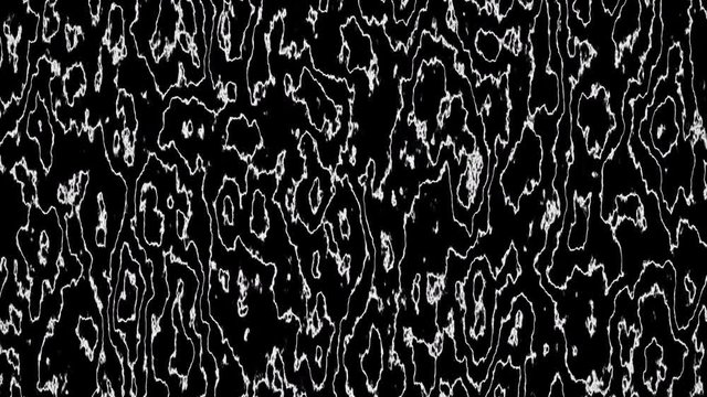 Dark Horror Abstract 2 -Black and White- Motion Graphic -10sec Seamless Loop -4K UHD 3840-2160