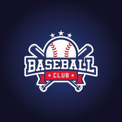 Baseball club logo design 