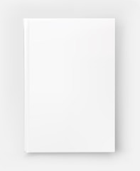 Template of blank cover books. Vector illustration. It can be used for promo, catalogs, brochures, magazines, etc. Front view. Ready for your design. EPS10.