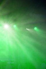 Stage lights. Soffits. Concert light