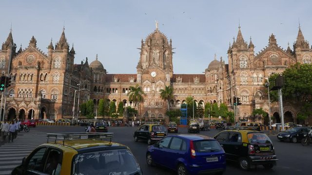  Chhatrapati Shivaji Terminus (CSMT) formerly Victoria Terminus in Mumbai, India is a UNESCO World Heritage Site and historic railway station which serves as the headquarters of the Central Railway.