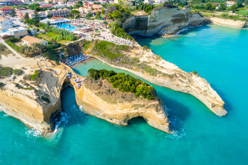 Famous Canal D'amour in Sidari - Corfu island, Greece