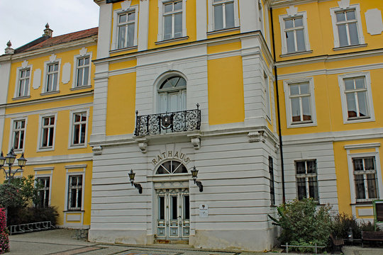 Historisches Rathaus in Burg (ab 1550, Sachsen-Anhalt)