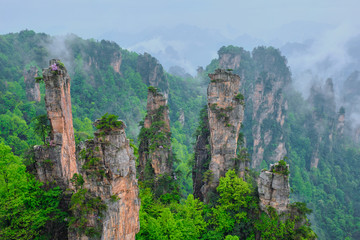 Fototapeta na wymiar Zhangjiajie mountains, China