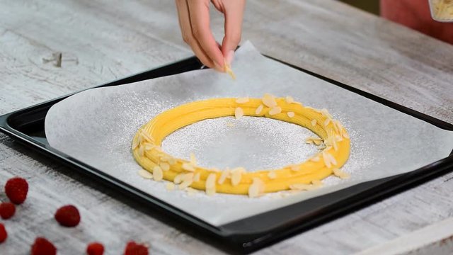 The Process of Making Paris Brest.