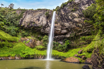 Fototapeta premium High and thin waterfall Bridalveil Fall