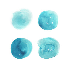 Watercolor Dots colorful