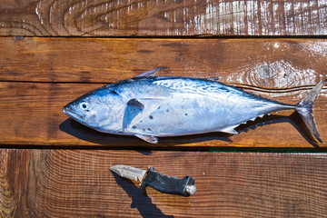fish with knife