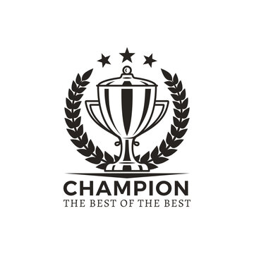 Champion Best of Best Award Vector Illustration