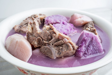 Chinese Health Soup - Yam Pork Soup