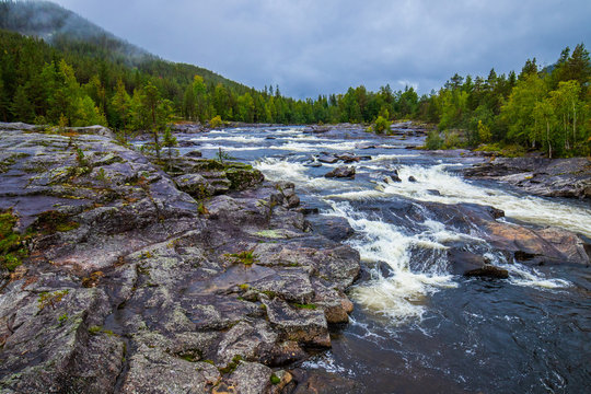 Halingsdalselva, a beautifull wild river in Norway