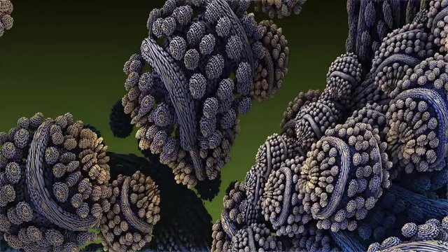 abstract mathematics fractal visualisation computer generated animation rendering 1080p