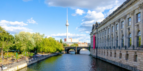 berlin skyline with bode museum