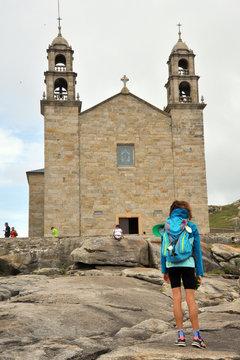 muxia, galicia, Sanctuary of the Virgen de la Barca, end of the way of st. james, camino de santiago de compostela