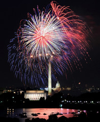 Fireworks over Washington, D.C.