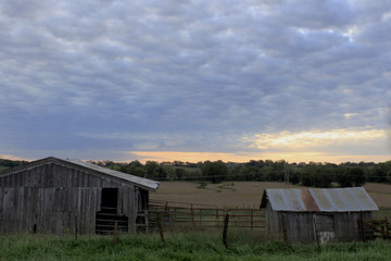 Sunrise on the prairie 